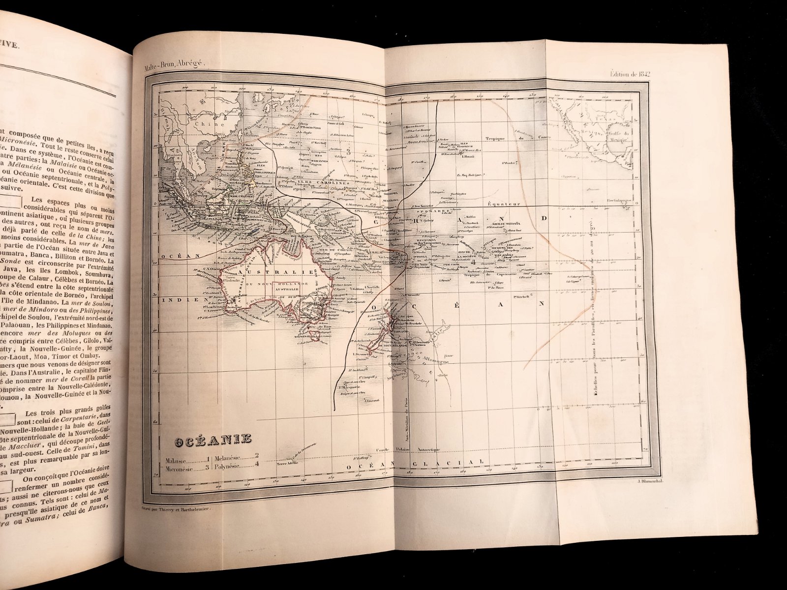 Géographie Universelle 1852 Maltebrun - 51 kaartengravures - nr. 1