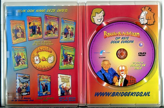 Bassie & Adriaan op reis door Europa 3 dvd 2004 als NIEUW - 2