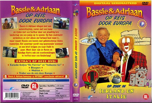 Bassie & Adriaan op reis door Europa 3 dvd 2004 als NIEUW - 3