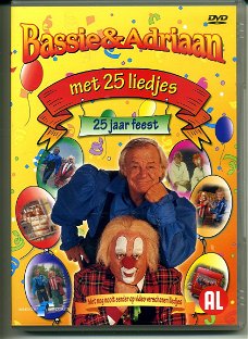 Bassie & Adriaan met 25 liedjes 25 jaar feest dvd 2001 ZGAN