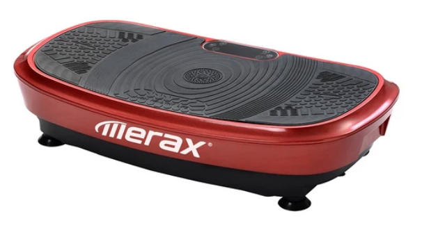 Merax Vibration Plate 3D Wipp Vibration Technology With Bluetooth Speaker - Red - 2