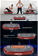 Merax Vibration Plate 3D Wipp Vibration Technology With Bluetooth Speaker - Red - 6 - Thumbnail