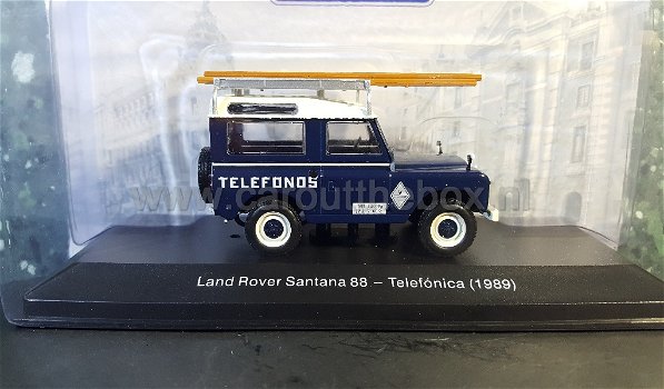 1989 Land Rover Santana 88 TELEFONICA 1:43 Atlas - 0