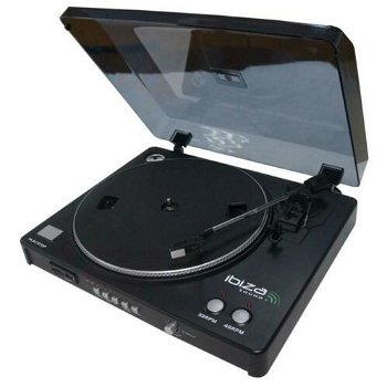 IBIZA LP300 USB Platenspeler met Sd/Usb opname functie - 1