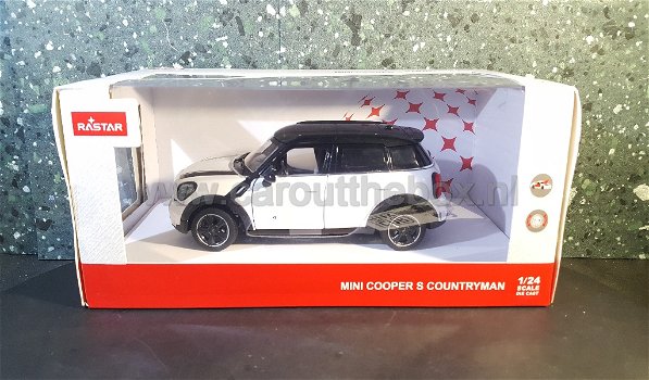 Mini Cooper Clubman wit 1:24 Rastar - 4