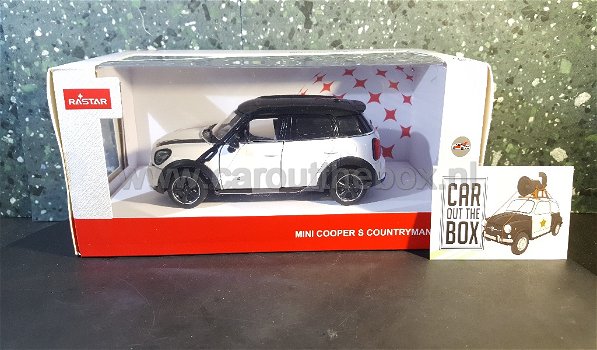 Mini Cooper Clubman wit 1:24 Rastar - 5