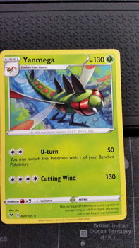 Yanmega 007/185 Rare Sword & Shield: Vivid Voltage - 0