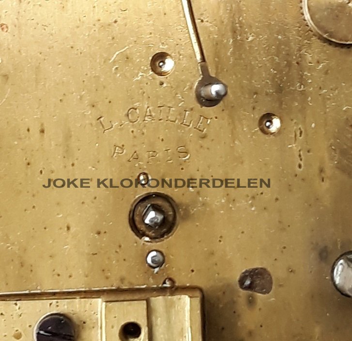 = Frans pendule uurwerk = zie omschrijving=43638 - Afbeelding 6