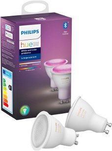 Philips Hue White and Color GU10 Bluetooth Duo Pack (4x)