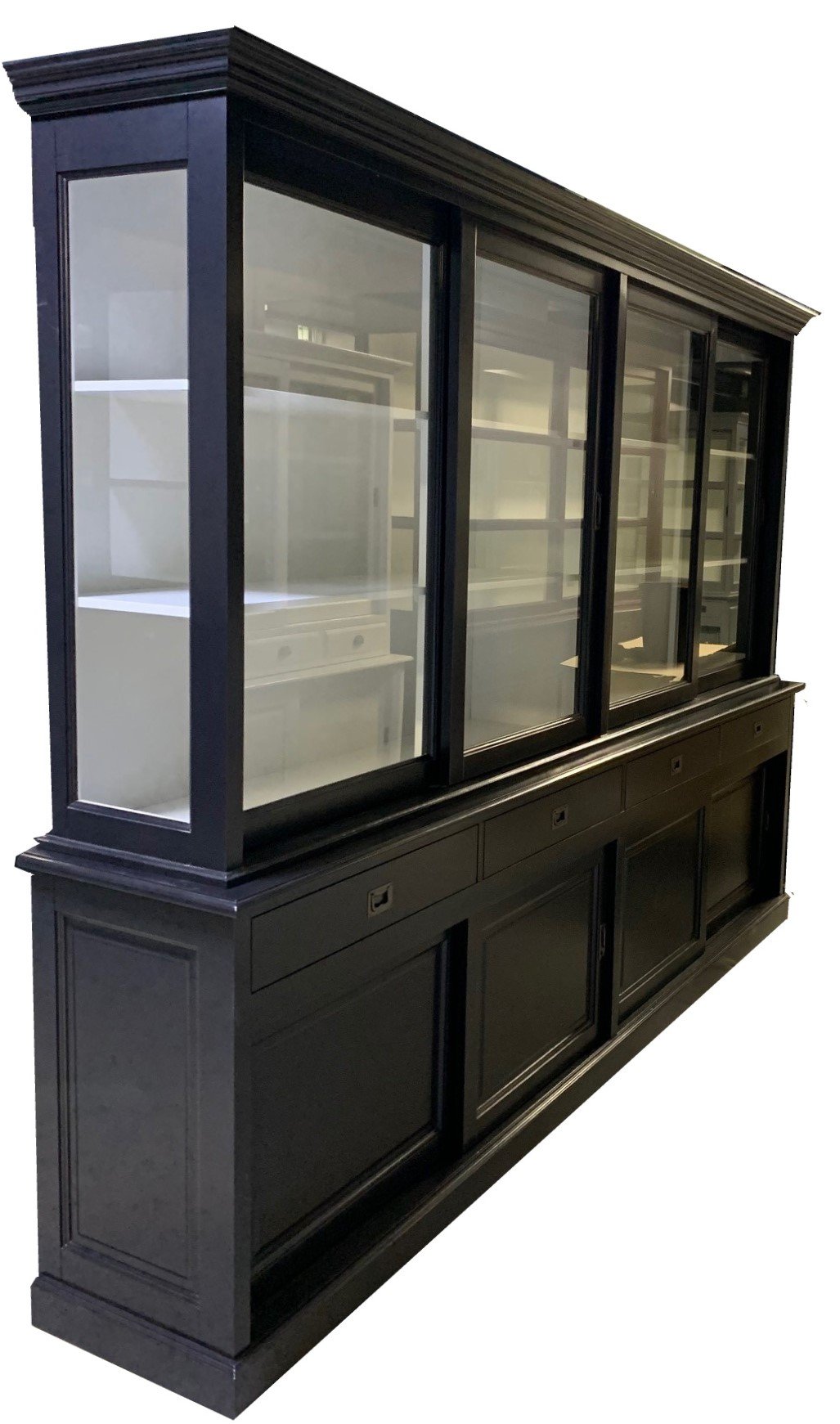 Buffetkast zwart - wit Born 300 50/40 x 220cm - nr. 1