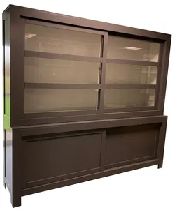 Buffetkast grijs - wit Rucphen 250 x 50/40 x 220cm