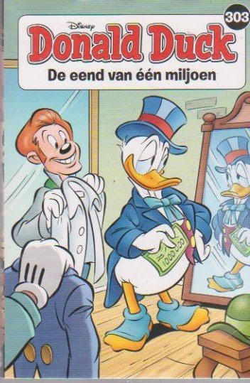 Donald Duck pocket 303 De eend van een miljoen - nr. 1