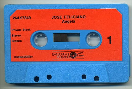 Jose Feliciano Angela 11 nrs cassette 1976 ZGAN - 3