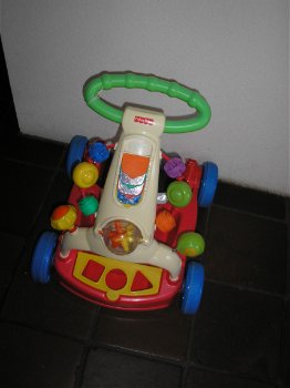 Fisher price- loopwagentje - met div. speelmogelijkheden - 0