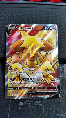 Alakazam V 172/185 Full Art Ultra Rare Sword & Shield: Vivid Voltage