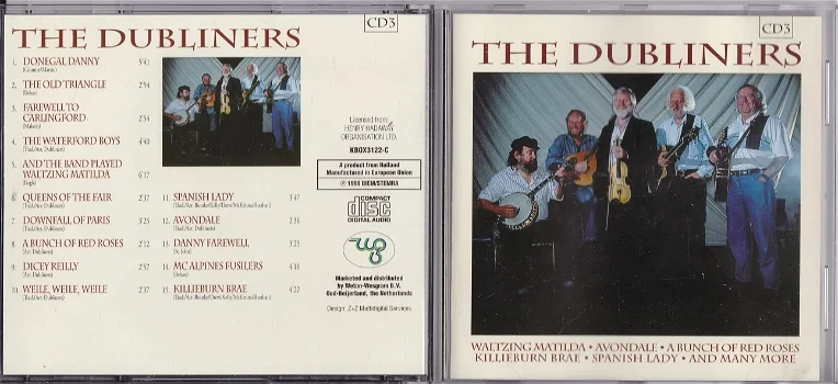 THE DUBLINERS - cd 3 - 0