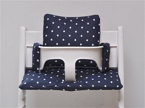 Gecoate stoelverkleiner kussens voor stokke tripp trapp stoel 'gold moustache' - 4