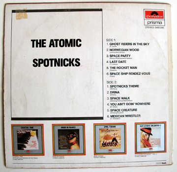 The Atomic Spotnicks The Atomic Spotnicks 12 nrs LP mooi - 4