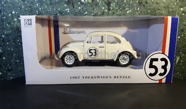 VW kever HERBIE 1967 1:24 Lucky Diecast - 3