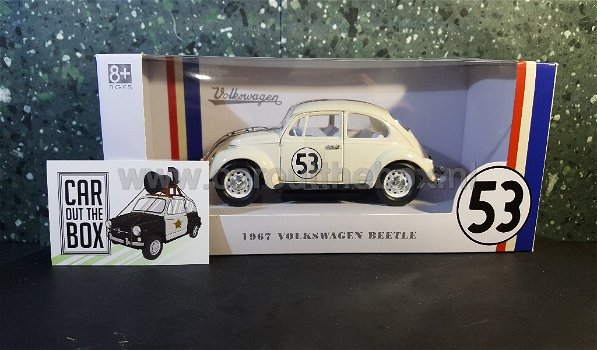 VW kever HERBIE 1967 1:24 Lucky Diecast - 6