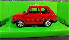 Fiat 126 rood 1:24 Welly - 0 - Thumbnail