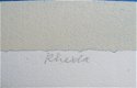 Marjan Jaspers Rhetia gesigneerde zeefdruk 75 x 55 cm 1996 - 3 - Thumbnail