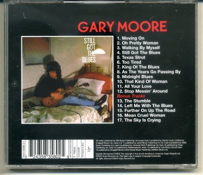 Gary Moore ‎Still Got The Blues 12 + 5 BONUS nrs CD 2003 - 1