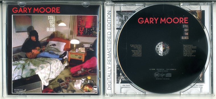 Gary Moore ‎Still Got The Blues 12 + 5 BONUS nrs CD 2003 - 2