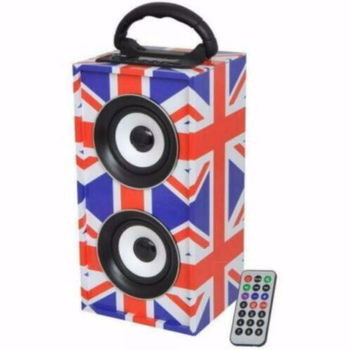 Oplaadbare speaker UK bluetooth Usb, Fm, Aux (7091-B) - 0