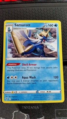 Samurott  035/185  Rare Sword & Shield: Vivid Voltage