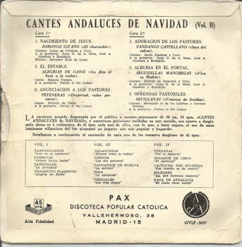 Cantes Andaluces de Navidad vol II - 1