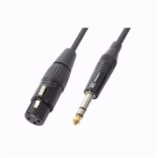 Kabel XLR (F) / 6.3mm Stereo 1.5 meter (083T)