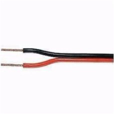 Rood/zwart luid speaker kabel 2 x 2,5 mm² (per meter)