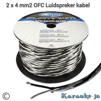 Signat Platinum 2 x 4 mm2 OFC luidsprekerkabel - 0