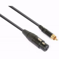 Kabel converter XLR Female - RCA Male (006-T)