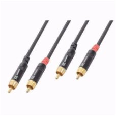 Kabel 2x RCA Male - 2x RCA Male 1.5 meter (089T)