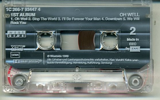 Oh Well 1st Album 10 nrs cassette 1989 als NIEUW - 4