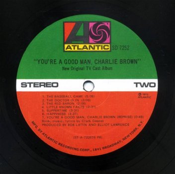 You're A good man Charlie Brown 1972 zeer mooie staat - 3