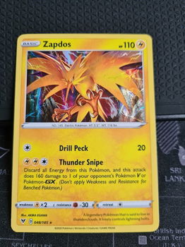 Zapdos 048/185 Holo Sword & Shield: Vivid Voltage - 0