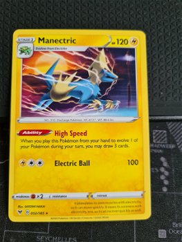 Manectric 052/185 Rare Sword & Shield: Vivid Voltage - 0