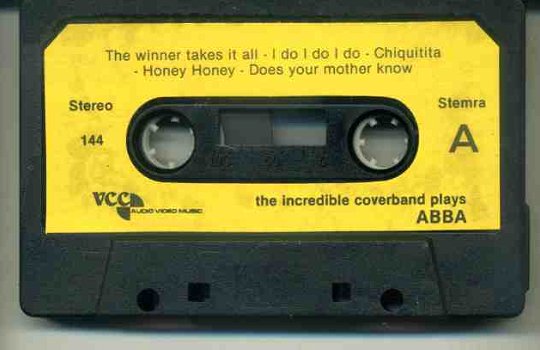 The Incredible Coverband Plays ABBA 10 nrs cassette ZGAN - 3