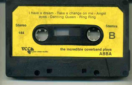 The Incredible Coverband Plays ABBA 10 nrs cassette ZGAN - 4