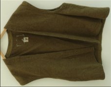 Voering, Jas, Uniform, Koninklijke Landmacht, MvO, maat: 96-100, jaren'50/'60.(Nr.3)