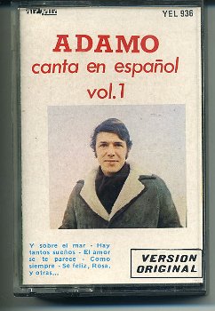 Adamo Canta en Espanol vol. 1 cassette made in SPAIN ZGAN - 5