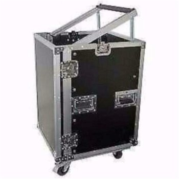 19 Inch Flightcase 12U met Wielen (728-T) - 0