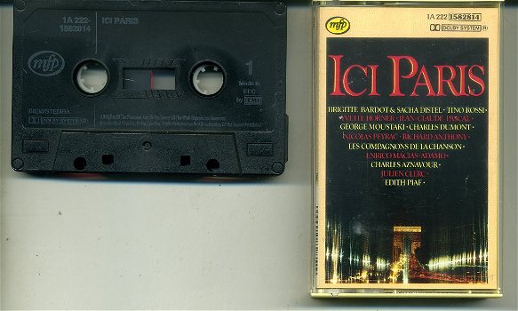 ICI Paris Franse artiesten cassette 1984 14 nrs ZGAN - 0