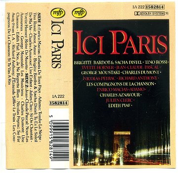 ICI Paris Franse artiesten cassette 1984 14 nrs ZGAN - 1