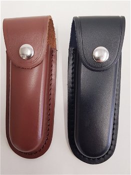 M34 Bruin lederen zakmes foedraal holster etui riemtas - 5