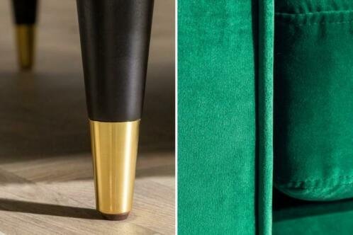 Sofa Allure 225cm Emerald Green fluweel - 4