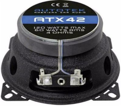 AutoTek ATX42 (4 Inch) tweeweg coax-luidsprekers - 1